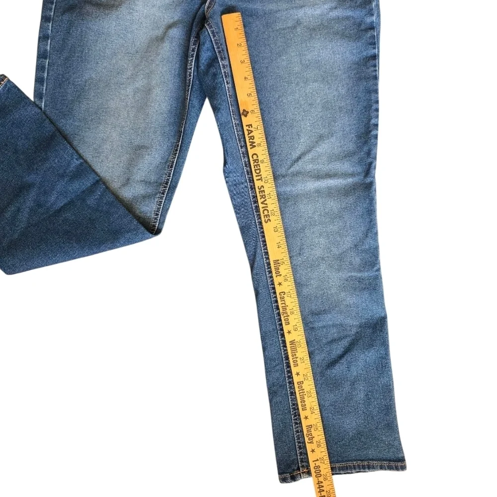 Frye Classic Blue Denim Jeans High Rise Straight Leg 10